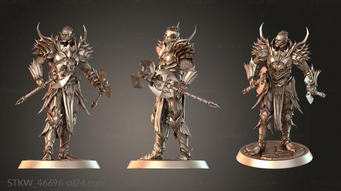 Draven Evernight Stand Axe Readied