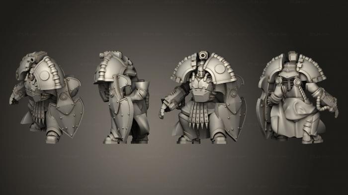Military figurines (Cronus Captain, STKW_4670) 3D models for cnc