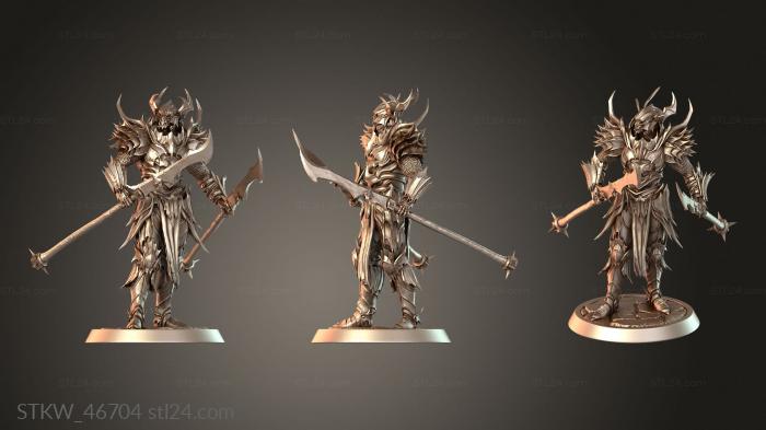 Draven Evernight Stand Helm Spear Piercing