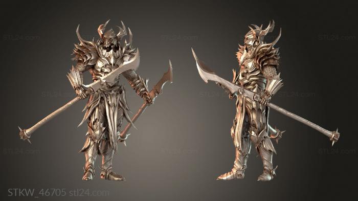 Draven Evernight Stand Helm Spear Sharp