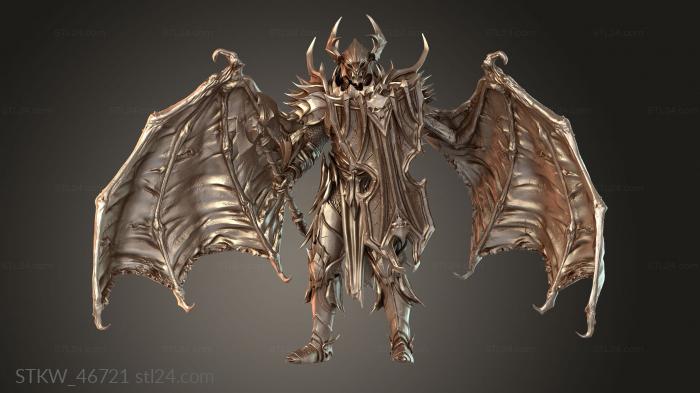 Draven Evernight Stand Wing Helm Ironbound
