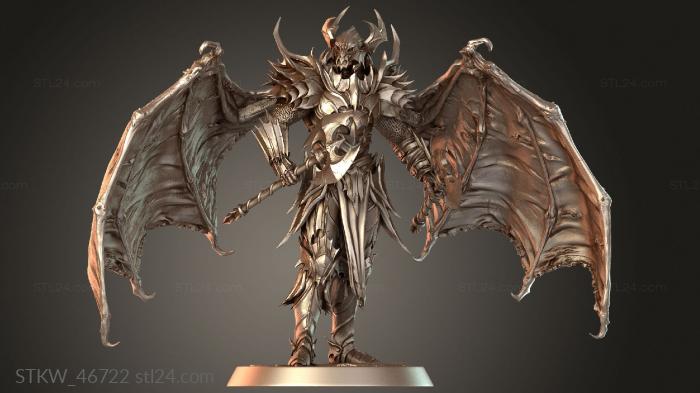 Draven Evernight Stand Wing Helm Axe Brutal