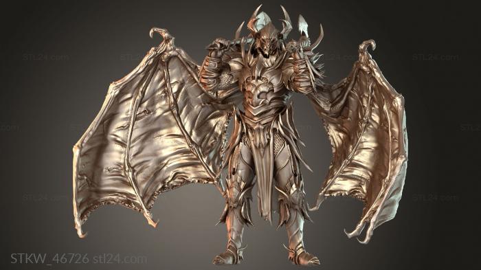 Draven Evernight Stand Wing Helmk Knightly