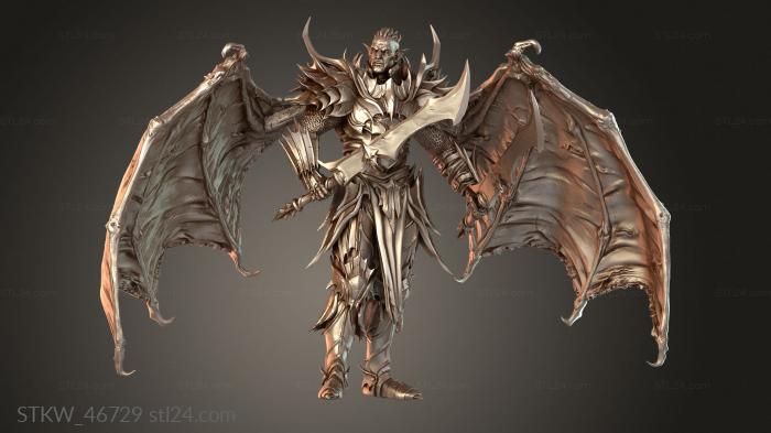 Draven Evernight Stand Wing Sword Honed