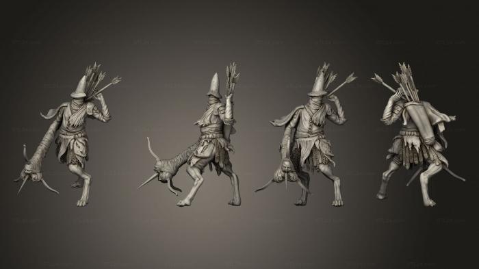 Military figurines (Crossbowmen pose 3, STKW_4679) 3D models for cnc