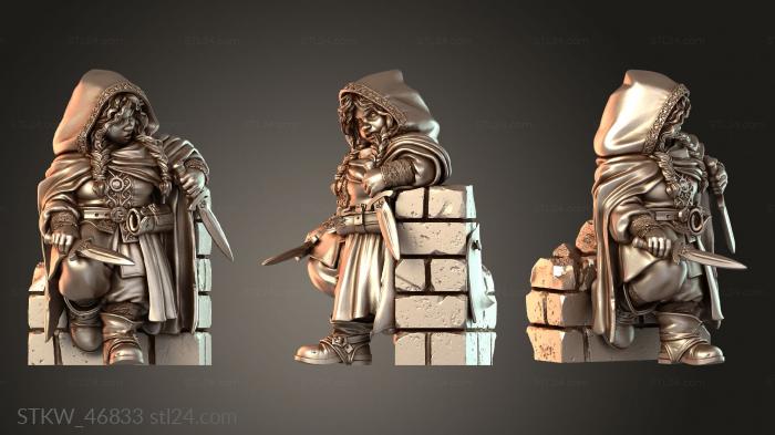 Drunken Dwarf Halfling Rogue