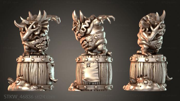 Drunken Dwarf Pus Demon in Mask