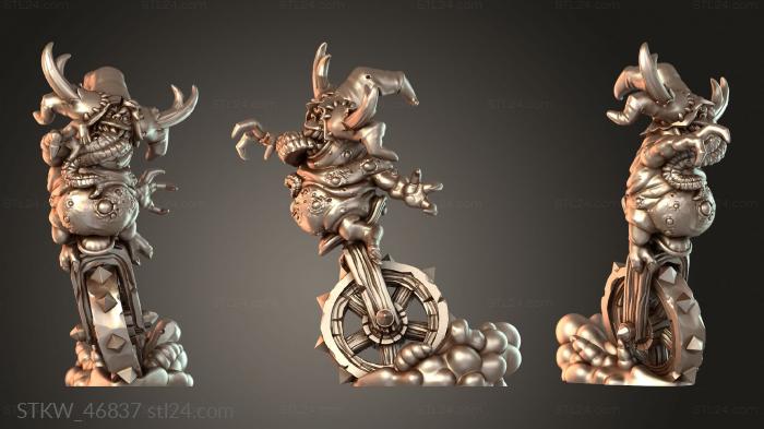 Drunken Dwarf Pus Demon on Monocycle