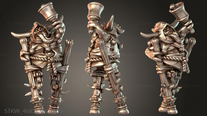 Drunken Dwarf Pus Demon on Stilts