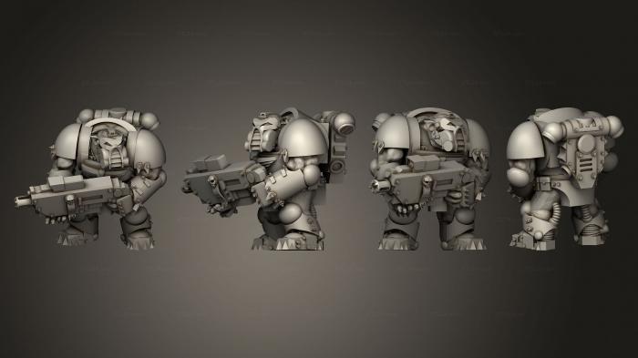 Military figurines (Crusader Heavy Troopas 03, STKW_4688) 3D models for cnc