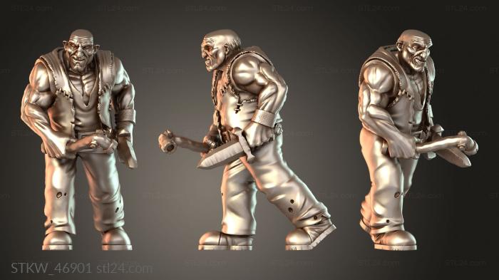 Military figurines (Duncan Shadow Louca Cunning, STKW_46901) 3D models for cnc