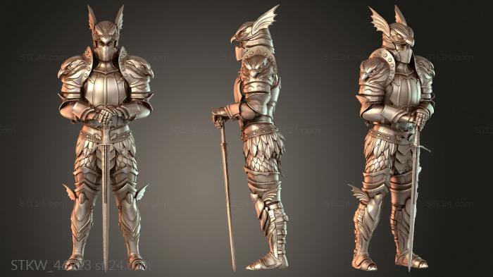 Dungeo Men Griffin Vanguard Male Armored