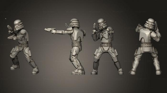 Military figurines (Crusader Pistols 2, STKW_4693) 3D models for cnc