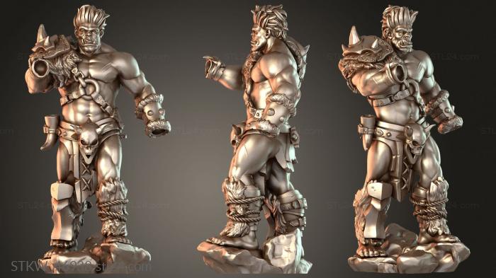 Dungeon Dog Barbarian Modular