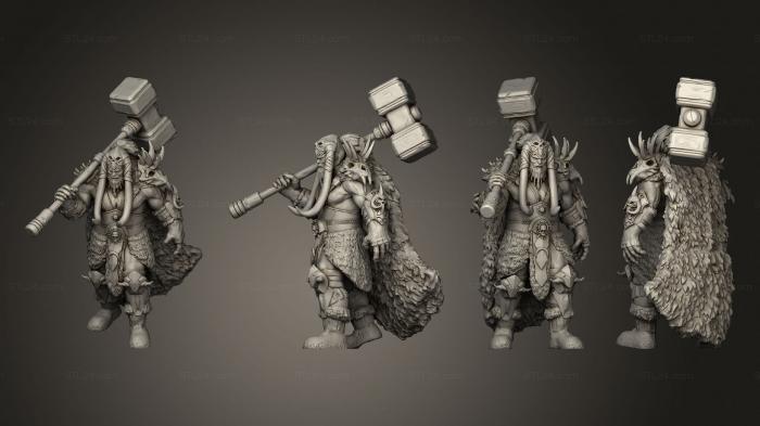 Military figurines (Crusher Huge, STKW_4697) 3D models for cnc