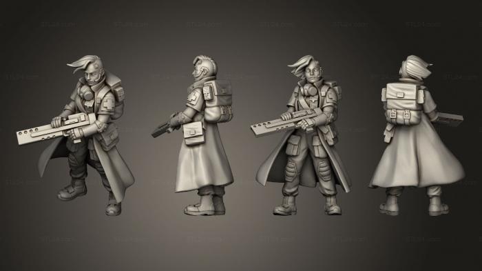 Military figurines (Cuddy Grey, STKW_4699) 3D models for cnc