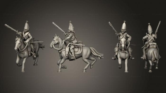 Military figurines (Curasiers 01, STKW_4715) 3D models for cnc