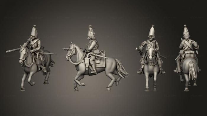 Military figurines (Curasiers 02, STKW_4716) 3D models for cnc