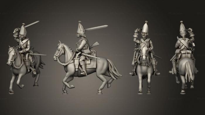 Military figurines (Curasiers 06, STKW_4720) 3D models for cnc