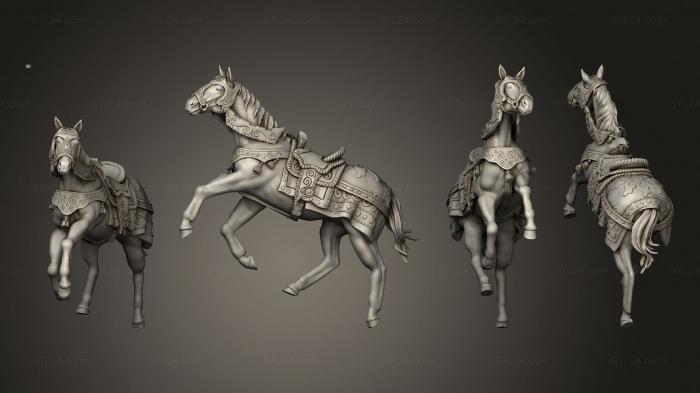 Military figurines (Cursed Cavalry 3, STKW_4722) 3D models for cnc