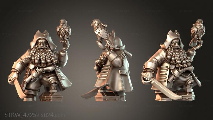 DWARF PIRATE CAPTAIN ALTERNATIVE
