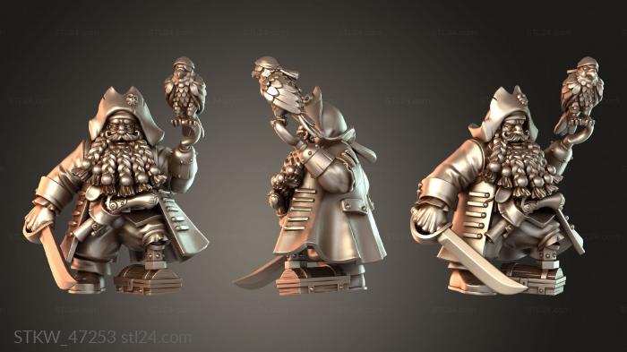 DWARF PIRATE CAPTAIN ALTERNATIVE daring