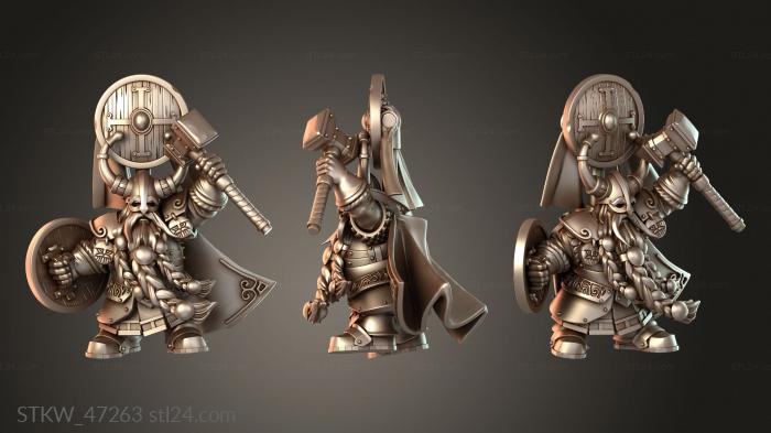DWARF PRINCE WITH HAMMER THIN