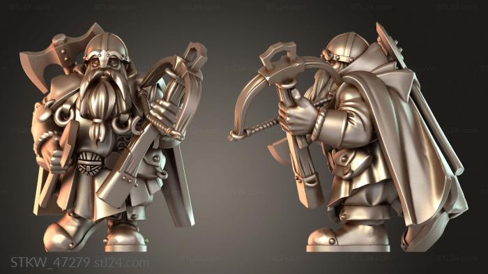 DWARF RANGER CROSSBOWMAN stealthy