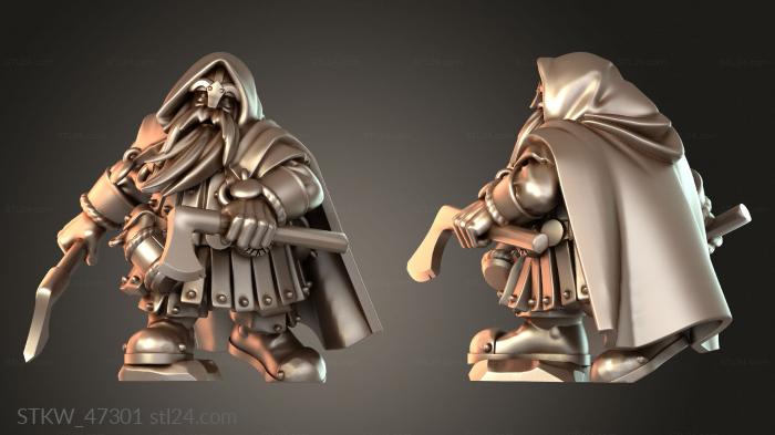 DWARF RANGERS THROWING AXE