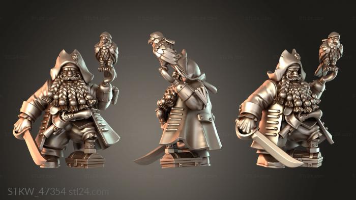 DWARF THIN PIRATE CAPTAIN ALTERNATIVE