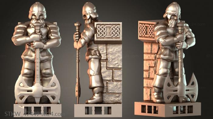 Dwarven Halls wall triplex