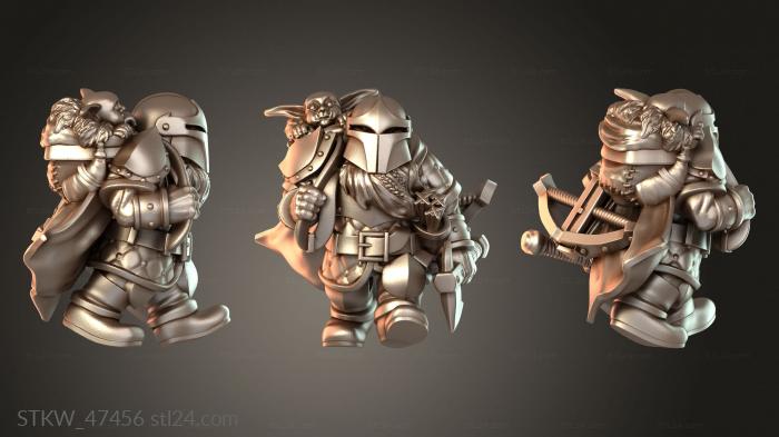 Dwarven Light Infantry With Child
