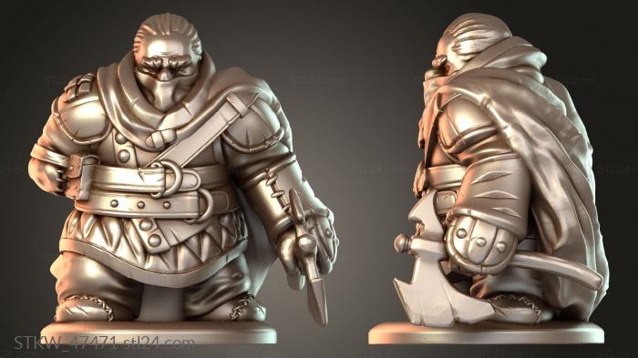 Dwarven Rogue masked
