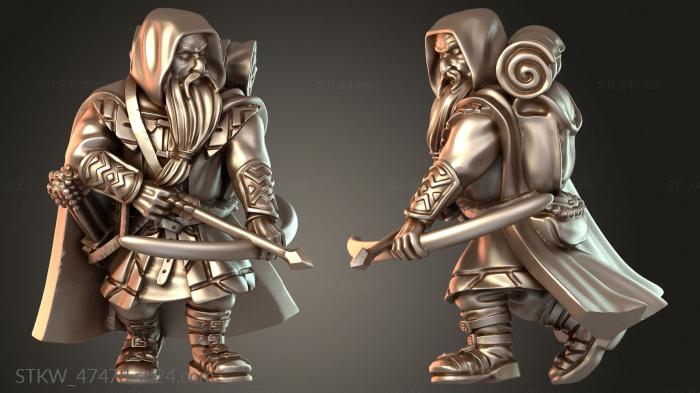 Military figurines (Dwarven swift, STKW_47478) 3D models for cnc