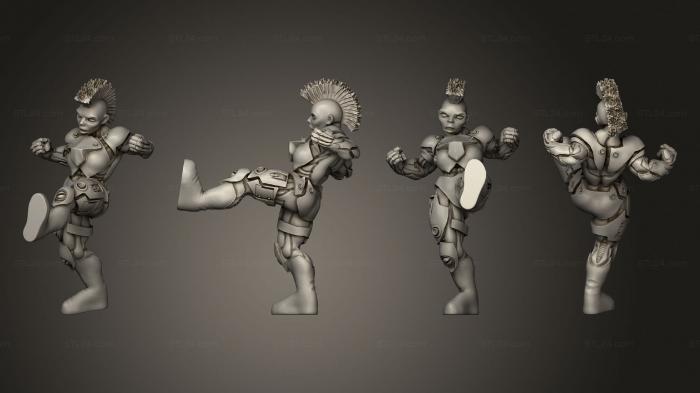 Military figurines (Cyberpsycho Fem B, STKW_4751) 3D models for cnc