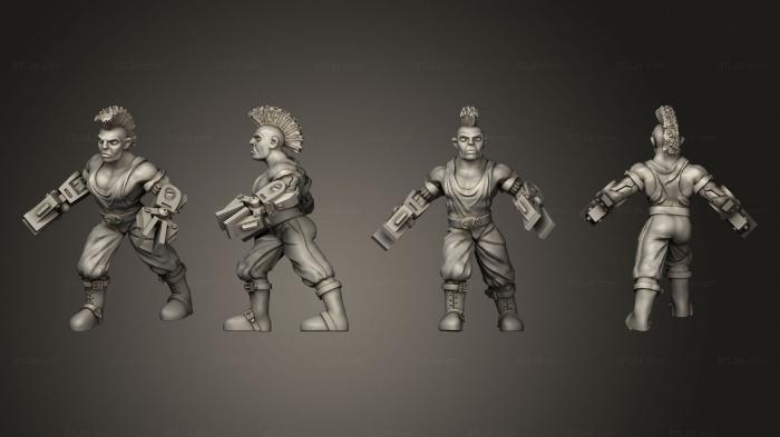 Military figurines (Cyberpsycho Grips, STKW_4752) 3D models for cnc