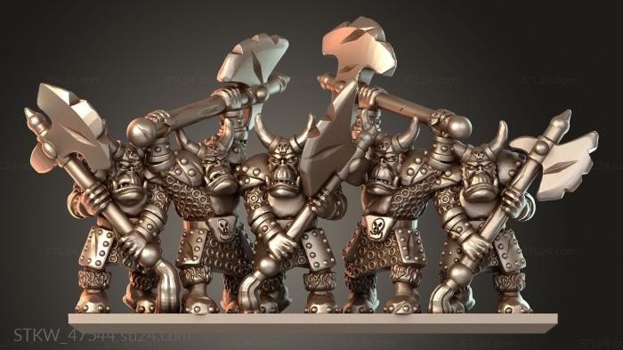 Dwarves Black Orcs Stripe jagged