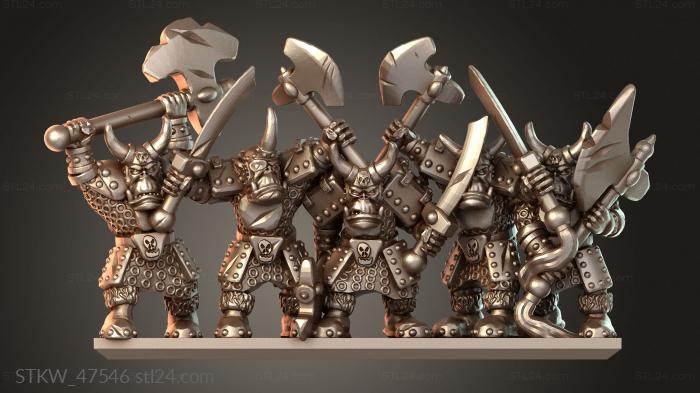 Dwarves Black Orcs Stripe primal