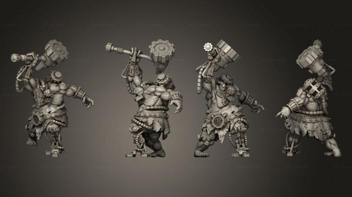 Military figurines (Cyborg Abomination, STKW_4762) 3D models for cnc