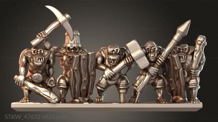 Dwarves Orcs Stripe enchanted