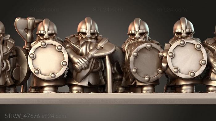 Dwarves shields jagged