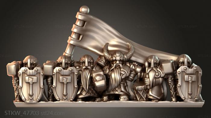 Dwarves warrior banner