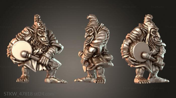 Eastern Goblin musician with drum