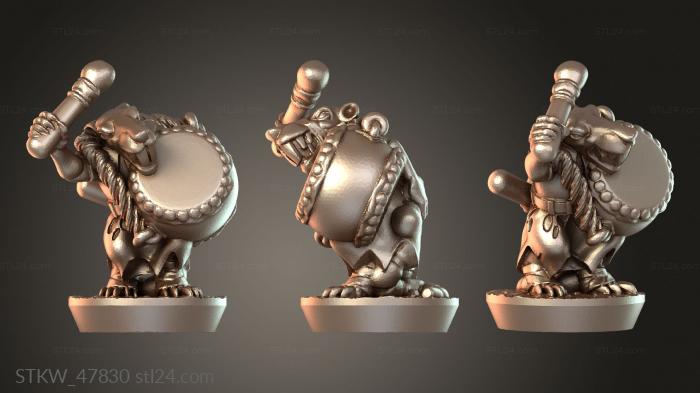 Eastern Skaven drummers silent
