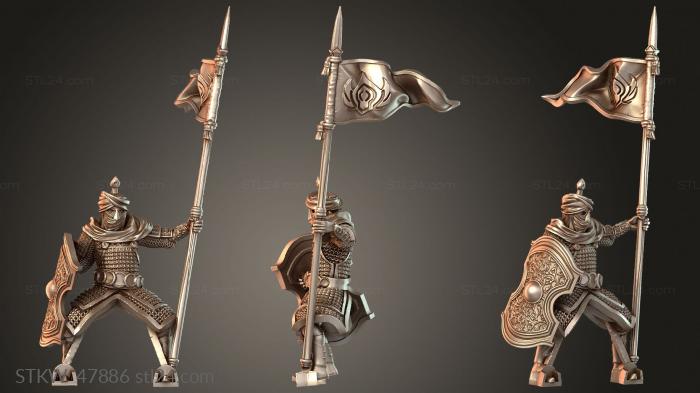 Easterner cataphract banner bearer