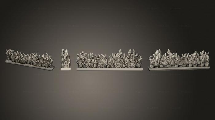 Military figurines (Daemon Army Inarrow 5, STKW_4800) 3D models for cnc