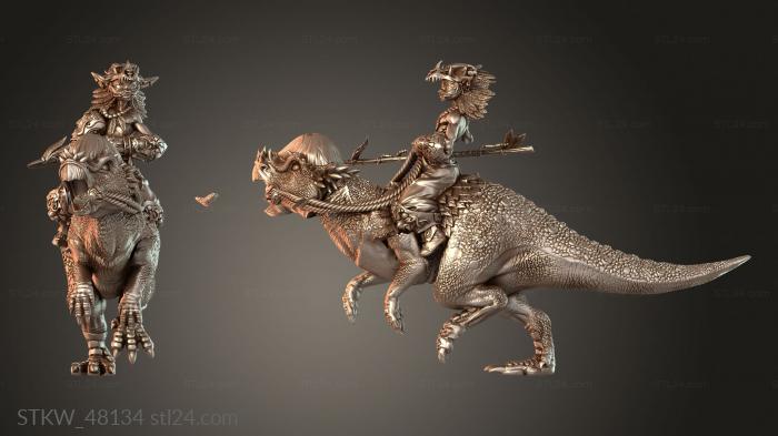 Elf Knight dinosauro corpo
