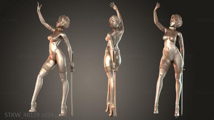 Эльфийская монахиня NSFW Воин