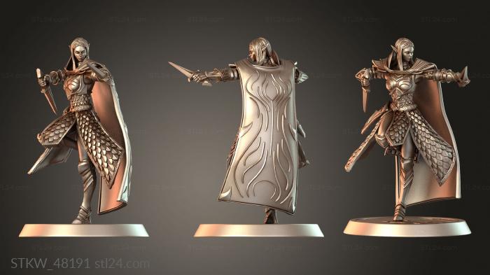 Elf Soldier Dual Dagger Stance