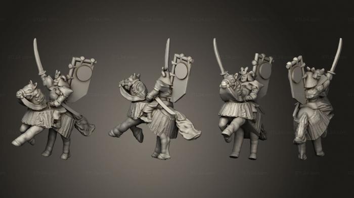 Military figurines (Daimyo Hero Alone, STKW_4823) 3D models for cnc